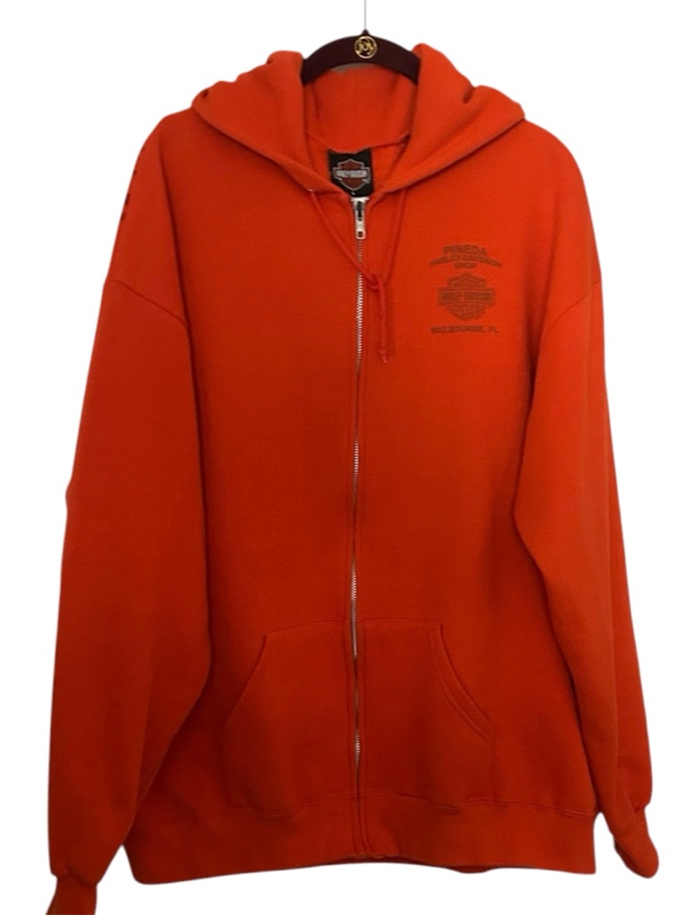 Harley-Davidson Full Zip Hooded Sweatshirt Jacket Melbourne FL Large